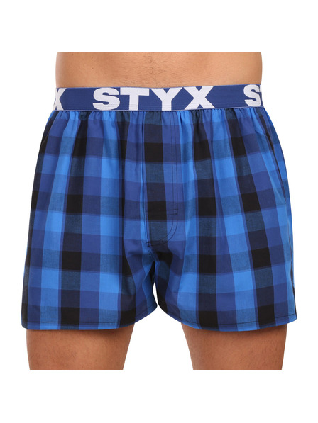 Styx Мъжки спортни гумени шорти Styx многоцветни