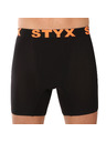 Styx Мъжки боксерки Styx long спортен ластик черни