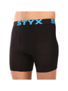 Styx Мъжки боксерки Styx long спортен ластик черни
