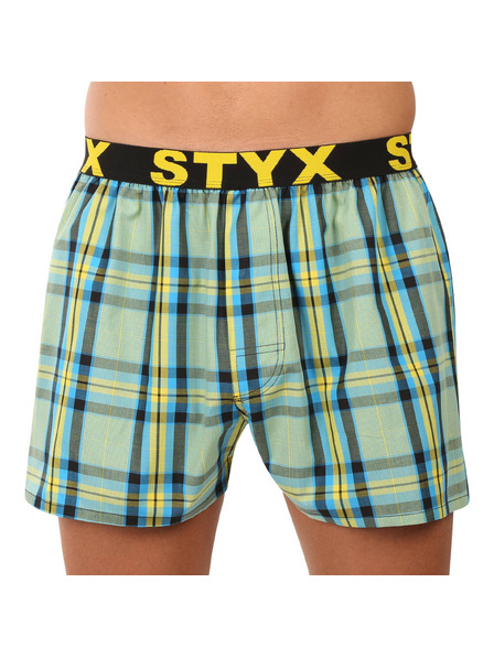 Styx Мъжки спортни гумени шорти Styx многоцветни