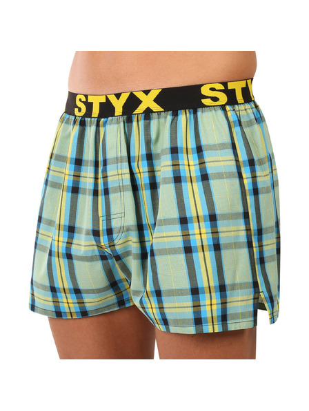 Styx Мъжки спортни гумени шорти Styx многоцветни