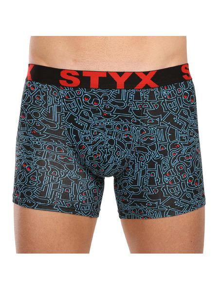 Styx Комплект от три - мъжки боксерки Styx long art спортна еластика многоцветни (3U12672/2)
