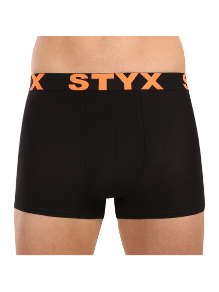 Styx Мъжки боксерки Styx спортен ластик черни
