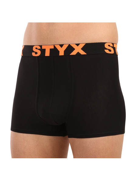 Styx Мъжки боксерки Styx спортен ластик черни