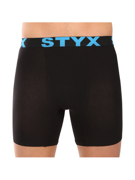 Styx Комплект от десет - мъжки боксерки Styx long спортна еластика черни