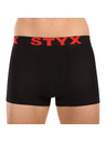 Styx Мъжки боксерки Styx спортен ластик черни