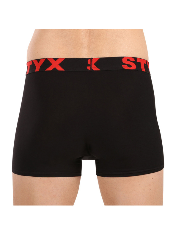 Styx Мъжки боксерки Styx спортен ластик черни