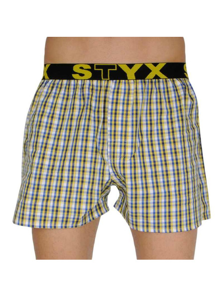 Styx Мъжки спортни гумени шорти Styx многоцветни