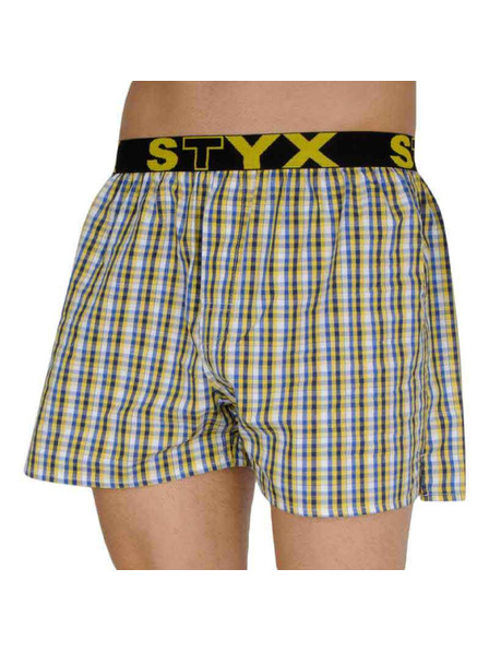 Styx Мъжки спортни гумени шорти Styx многоцветни