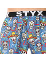 Styx Мъжки боксерки Styx art спортна еластика черепи