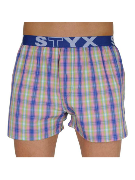 Styx Мъжки спортни гумени шорти Styx многоцветни