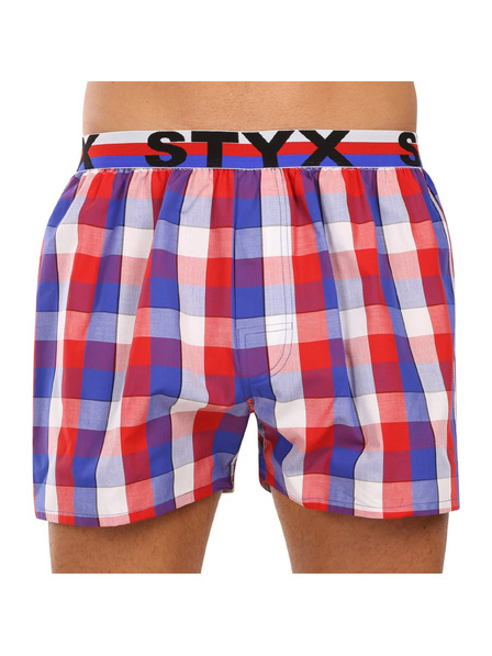 Styx Мъжки спортни гумени шорти Styx многоцветни