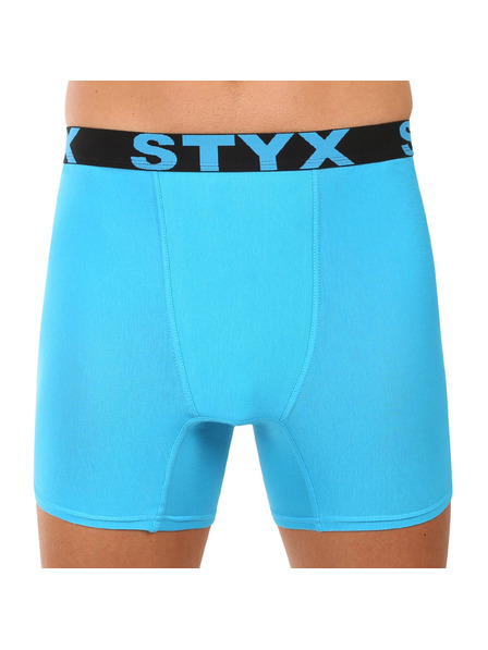 Styx Мъжки боксерки Styx long спортна гума светлосини