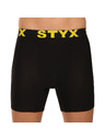 Styx Мъжки боксерки Styx long спортен ластик черни