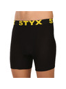 Styx Мъжки боксерки Styx long спортен ластик черни