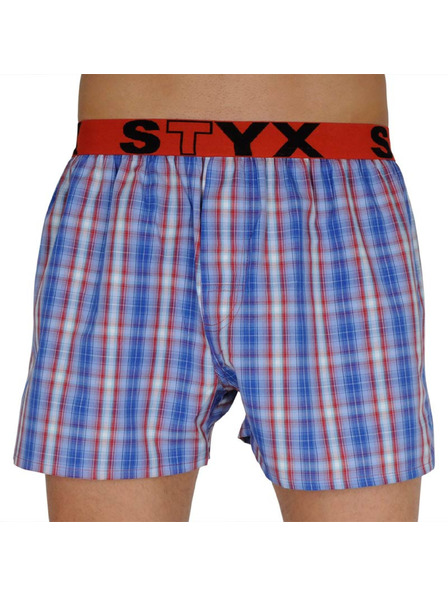 Styx Мъжки спортни гумени шорти Styx многоцветни