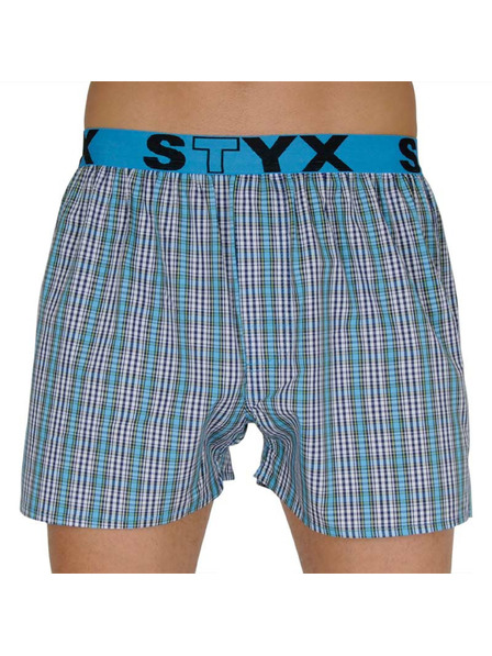 Styx Мъжки спортни гумени шорти Styx многоцветни