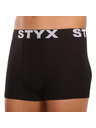 Styx Мъжки боксерки Styx спортен ластик черни