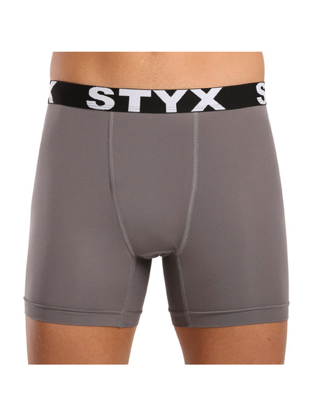 Styx Мъжки функционални боксерки Styx тъмно сиво