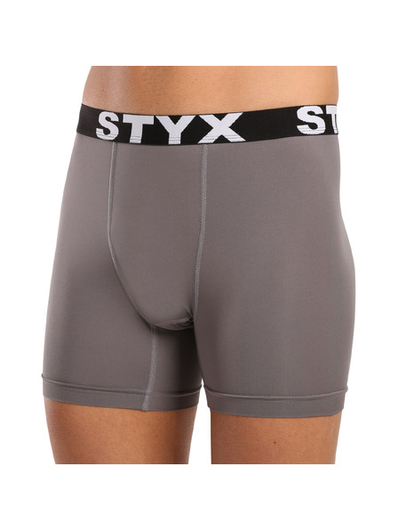 Styx Мъжки функционални боксерки Styx тъмно сиво