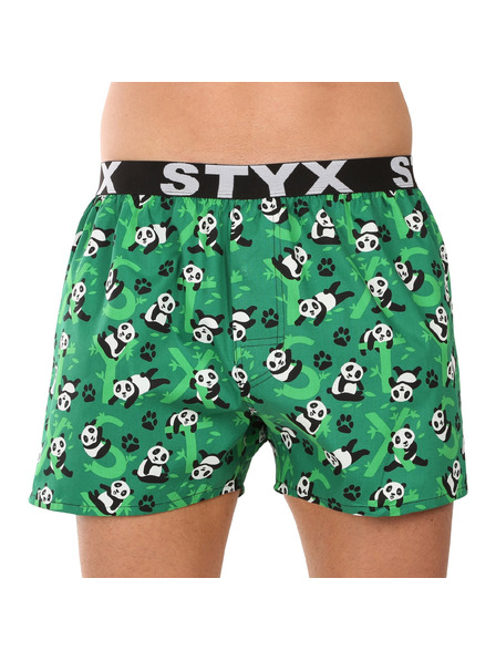 Styx Мъжки боксерки Styx art спортна гума панди