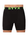 Styx Мъжки боксерки Styx long спортен ластик черни