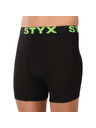 Styx Мъжки боксерки Styx long спортен ластик черни
