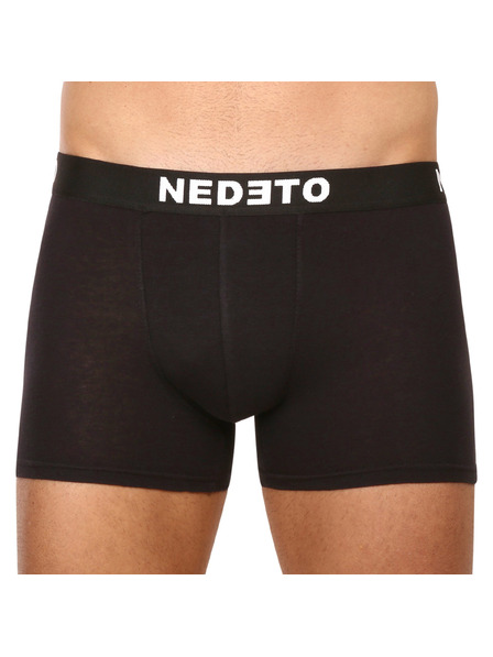 Nedeto Комплект от пет мъжки боксерки в черно Nedeto