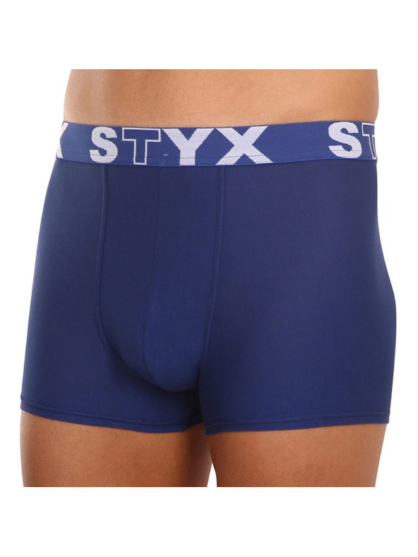 Styx Комплект от три мъжки боксерки в тъмно синьо STYX