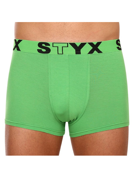 Styx Мъжки боксерки Styx спортни еластични зелени