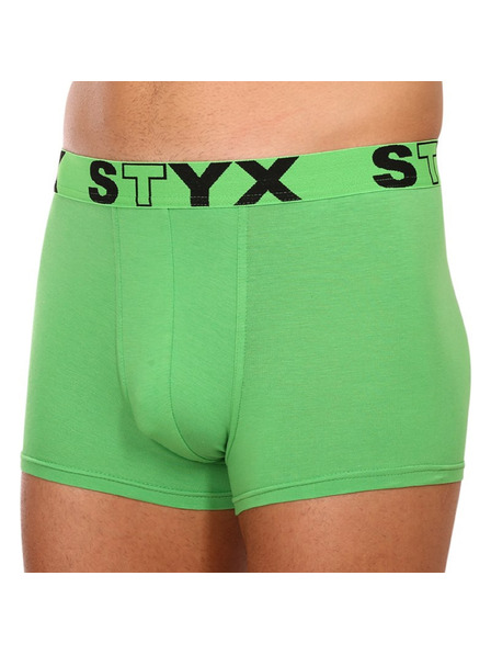 Styx Мъжки боксерки Styx спортни еластични зелени