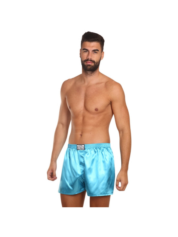 Styx Мъжки шорти Styx Classic с ластик Satin Blue