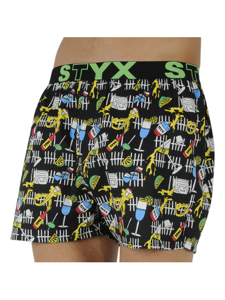 Styx Мъжки спортни шорти Styx art rubber party