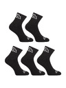 Styx 5PACK Styx чорапи до глезена черни
