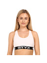 Styx Дамски спортен сутиен Styx бял
