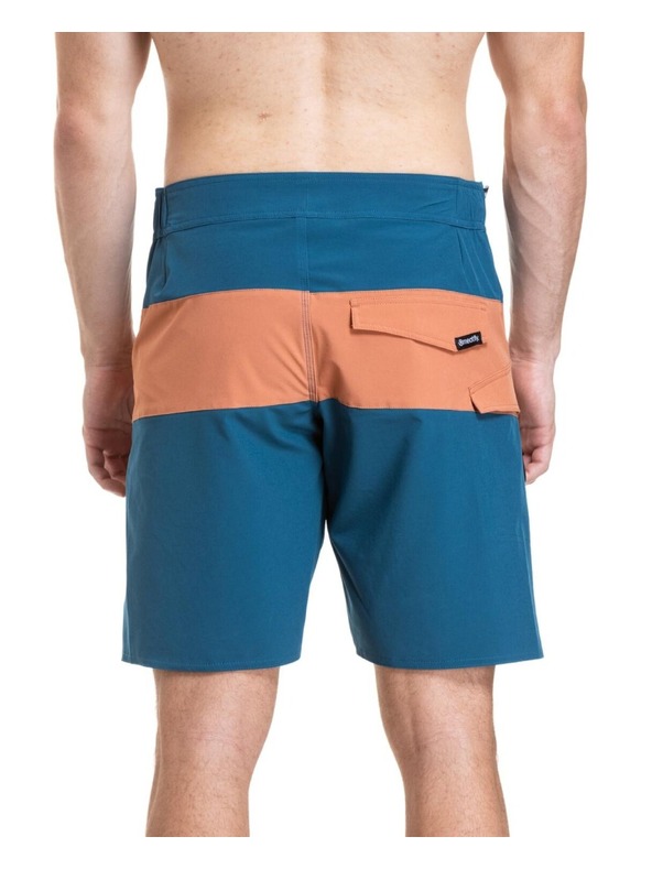 Meatfly Мъжки плувни костюми Meatfly Mitch Boardshorts 21" Super Teal / Sienna