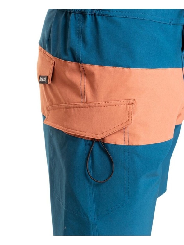 Meatfly Мъжки плувни костюми Meatfly Mitch Boardshorts 21" Super Teal / Sienna
