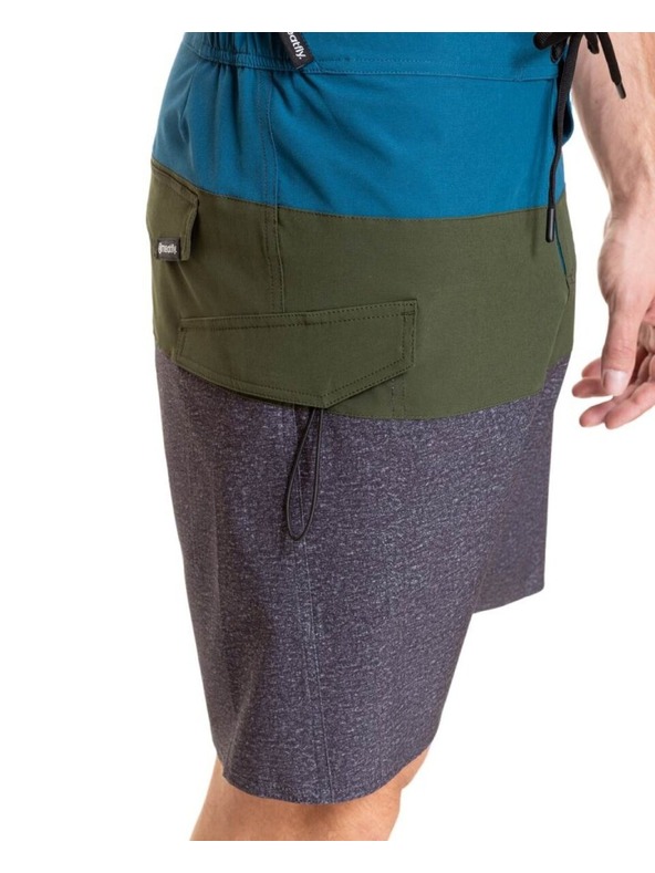 Meatfly Мъжки плувни костюми Meatfly Mitch Boardshorts 21" Olive / Super Teal