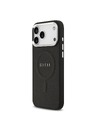 Guess Guess PU Saffiano MagSafe Заден калъф за iPhone 17 Pro Max Black