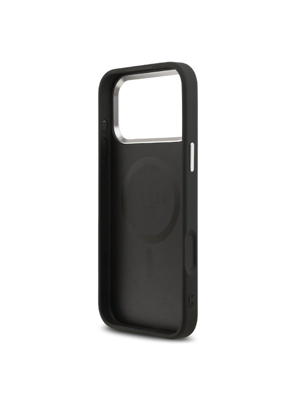 Guess Guess PU Saffiano MagSafe Заден калъф за iPhone 17 Pro Max Black
