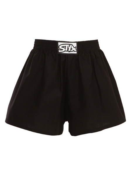 Styx Детски боксерки Styx класична гума черно