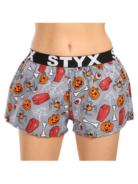 Styx Дамски боксерки Styx art спортна гума Хелоуин ковчеги