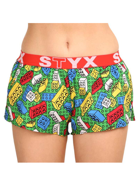 Styx Дамски спортни гумени шорти Styx изкуство комплект