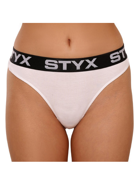 Styx Дамски танга Styx спортна гума бяло