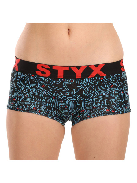 Styx Дамски артистични гащи Styx с макет на крака