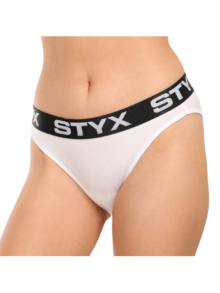 Styx Дамски панталонки Styx спортна гума бели