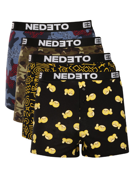 Nedeto Набор от четири - мъжки боксерки Nedeto многоцветни