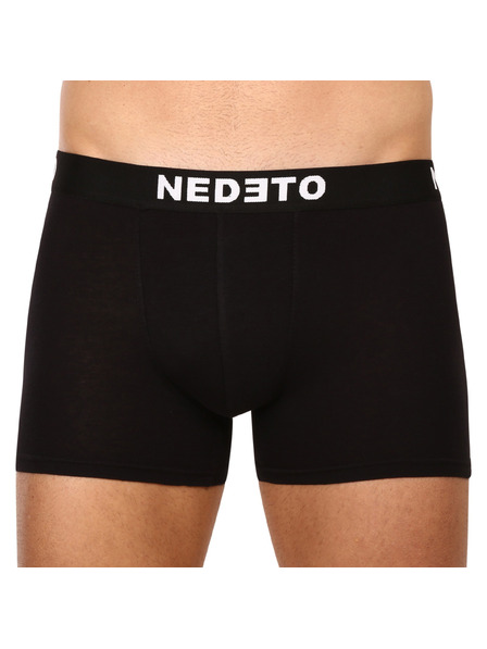 Nedeto Набор от десет - (8+2 безплатно) мъжки боксерки Nedeto черни