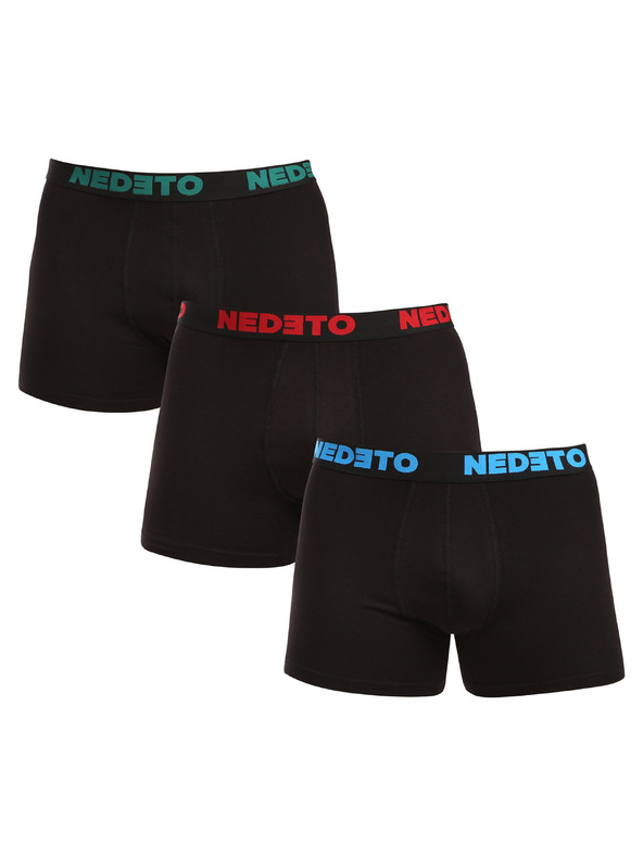 Nedeto Комплект от три - мъжки боксерки Nedeto черни