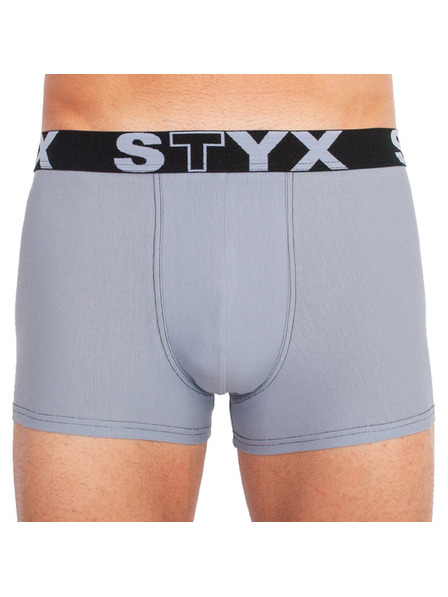 Styx Мъжки боксерки Styx спортна гума светлосиви